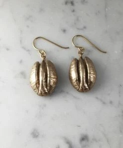 Mimosa Handcrafted Mimosa Pecan Earrings