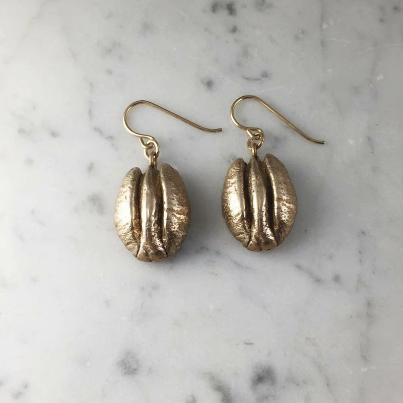Mimosa Handcrafted Mimosa Pecan Earrings 3 Mimosa Handcrafted Mimosa Pecan Earrings