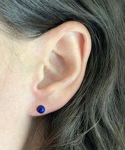 Mimosa Handcrafted Mimosa Lapis Studs NEW