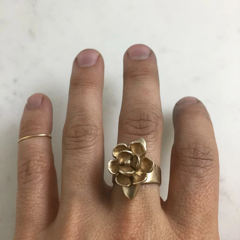 Mimosa Handcrafted JEWELRY Mimosa Magnolia Ring 7 Mimosa Handcrafted JEWELRY Mimosa Magnolia Ring