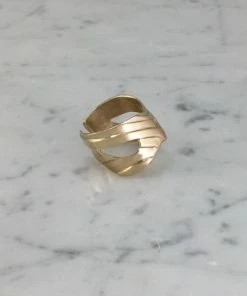 Mimosa Handcrafted Mimosa Mardi Gras Mask Ring JEWELRY