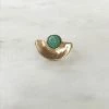 Mimosa Handcrafted Mimosa Minimal Semicircle Turquoise Ring 2 Mimosa Handcrafted Mimosa Minimal Semicircle Turquoise Ring
