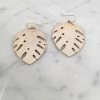 Mimosa Handcrafted JEWELRY Mimosa Monstera Earrings 2 Mimosa Handcrafted JEWELRY Mimosa Monstera Earrings