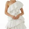 Wanderlust By Abby NEW One-Shoulder Ruffled Mini Dress