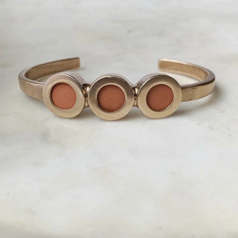 Mimosa Handcrafted Mimosa Essential Oil Diffuser Oil Cuff - Triple 3 Mimosa Handcrafted Mimosa Essential Oil Diffuser Oil Cuff - Triple