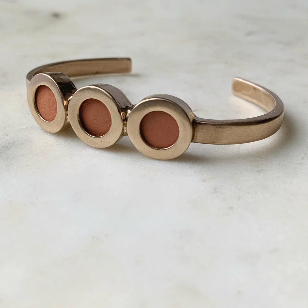 Mimosa Handcrafted Mimosa Essential Oil Diffuser Oil Cuff - Triple 4 Mimosa Handcrafted Mimosa Essential Oil Diffuser Oil Cuff - Triple