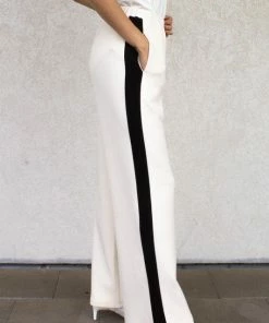 Wanderlust By Abby Scuba Modal Pants With Side Stripe