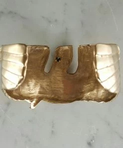 Mimosa Handcrafted Mimosa Pelican Cuff + Turquoise Eye JEWELRY