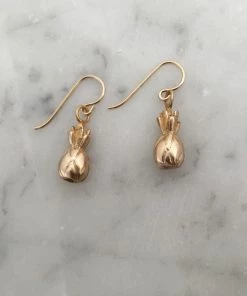 Mimosa Handcrafted Mimosa Pineapple Earrings
