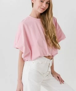 Wanderlust By Abby High-Low Cropped T-Shirt NEW
