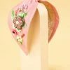 Wanderlust By Abby Floral Embroidered Headband NEW