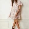 Wanderlust By Abby NEW Woven Crepe Ruffle Babydoll Dress 2.0