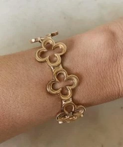 Mimosa Handcrafted JEWELRY Mimosa Quatrefoil Cuff 10 Mimosa Handcrafted JEWELRY Mimosa Quatrefoil Cuff