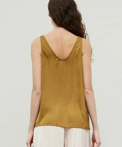 Wanderlust By Abby NEW Basic Satin Tank
