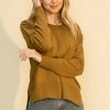 Wanderlust By Abby Seam Front Side Slit Sweater 1 Wanderlust By Abby Seam Front Side Slit Sweater