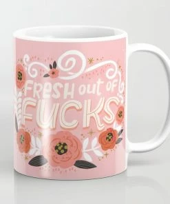 Wanderlust By Abby CynthiaF Fresh Out Of F*cks Coffee Mug NEW