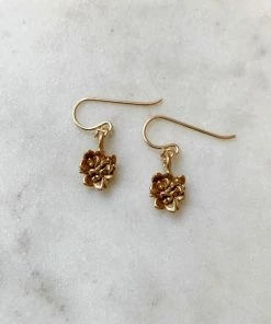 Mimosa Handcrafted Small Succulent Earrings NEW