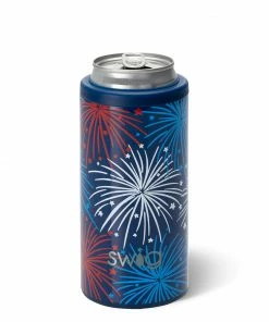 Wanderlust By Abby NEW Fireworks Skinny Can Cooler