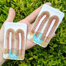 Taylor Shaye Designs NEW Rhinestone Chain Tassel Drops