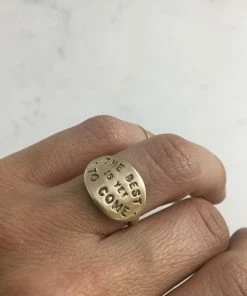 Mimosa Handcrafted JEWELRY Mimosa The Best Is Yet To Come Ring