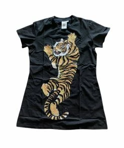 Queen Of Sparkles Tiger Tee Dress