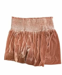 Wanderlust By Abby Velvet Elastic Shorts