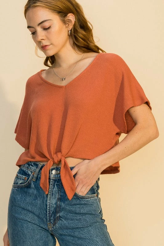 Wanderlust By Abby Tie Front Dolman Top NEW 4 Wanderlust By Abby Tie Front Dolman Top NEW