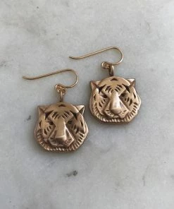 Mimosa Handcrafted Mimosa Tiger Earrings