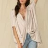 Wanderlust By Abby NEW Twisted Tunic Top