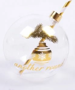 Wanderlust By Abby Clear Christmas Ornament Glasses