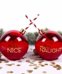 Wanderlust By Abby Red Ornament Glass NEW