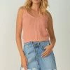 Wanderlust By Abby Dusty Rose Sweater Tank Top NEW