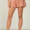 Wanderlust By Abby NEW Dusty Rose Drawstring Bottoms