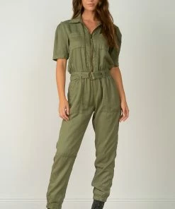 Wanderlust By Abby NEW Olive Jumpsuit
