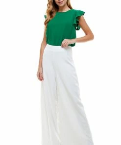 Wanderlust By Abby Wide Leg Flowy Pants