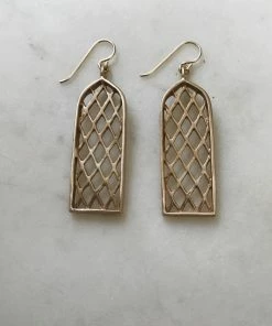 Mimosa Handcrafted JEWELRY Mimosa Window Earrings